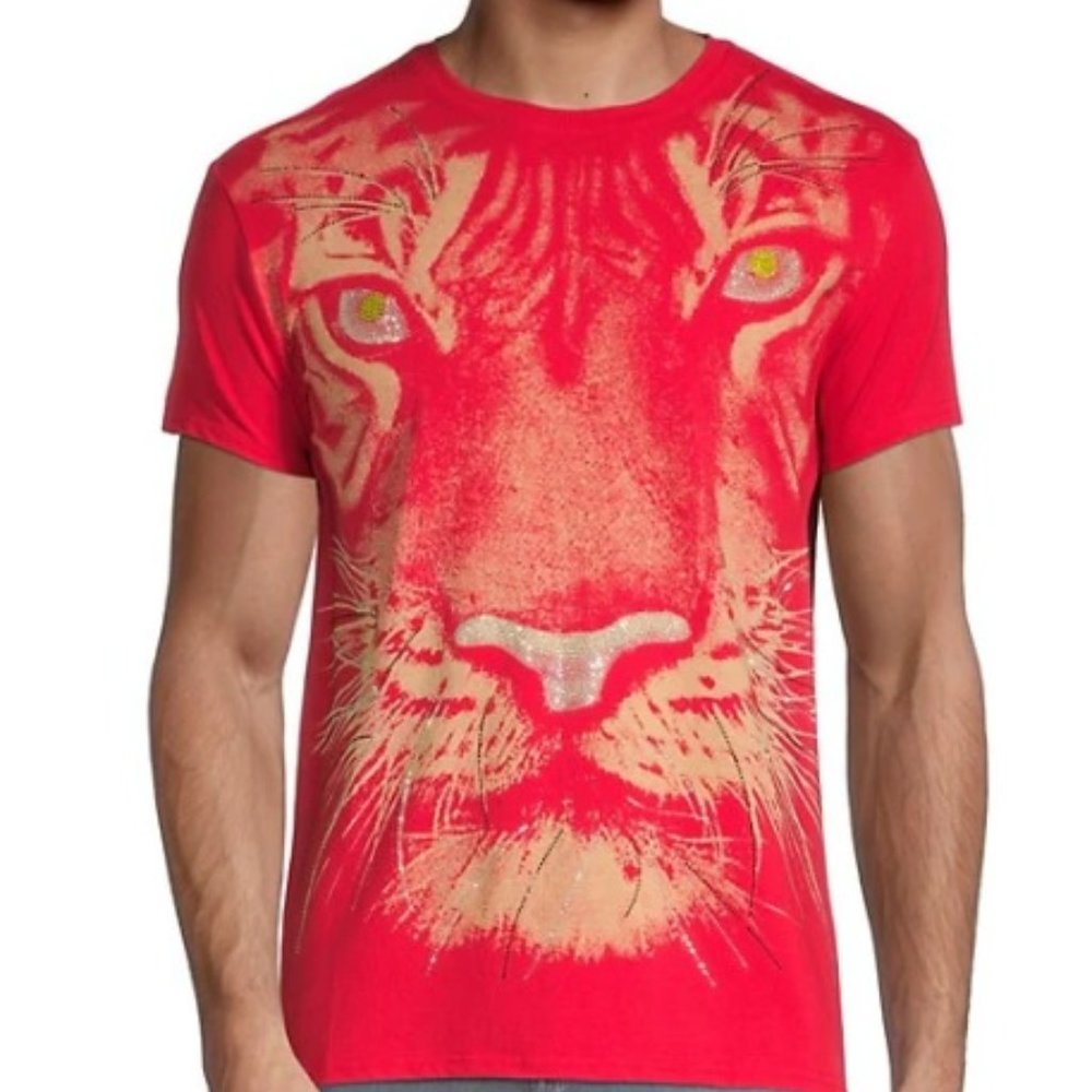 HEADS OR TAILS ​Tiger Embellished Graphic T-Shirt